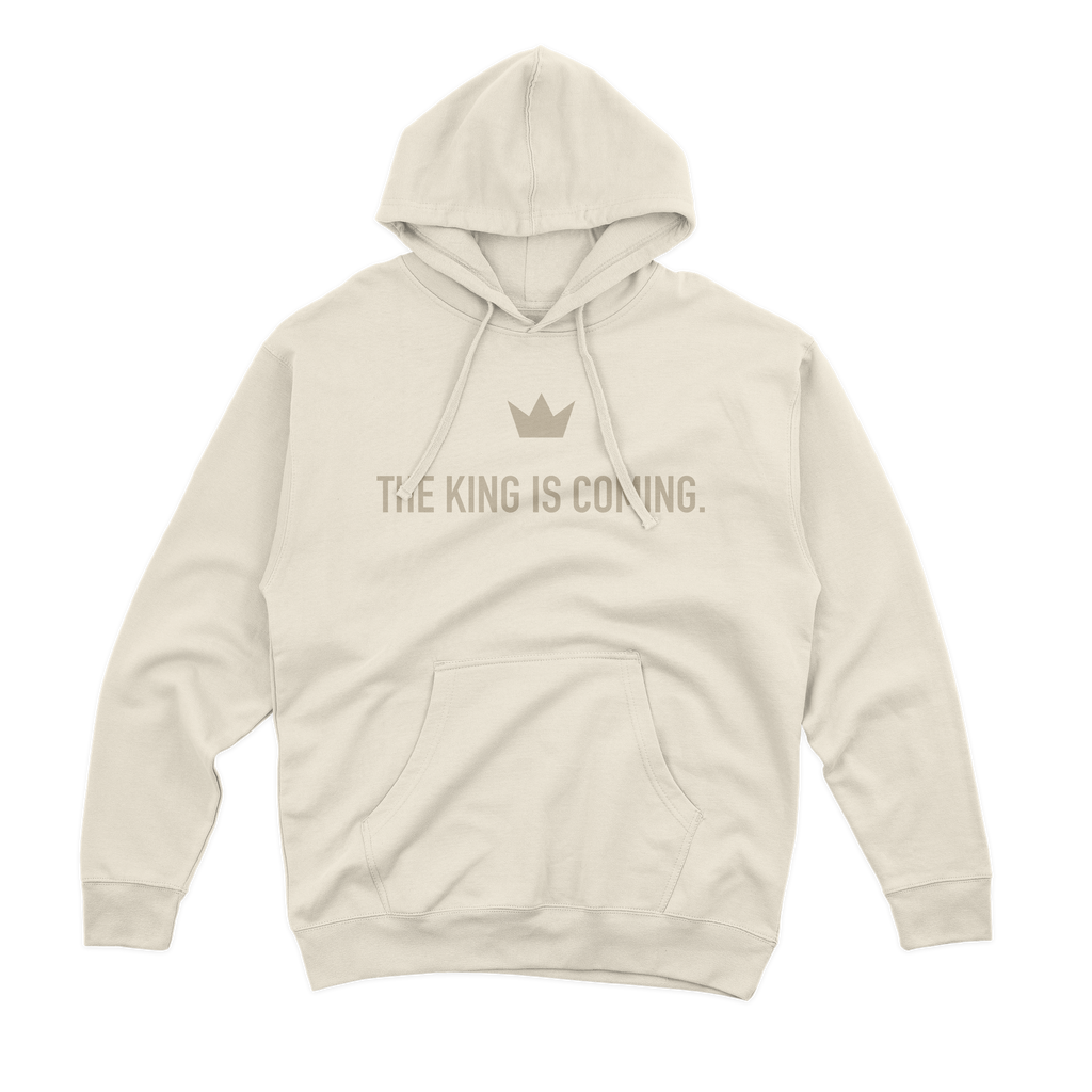 KING IS COMING HOODIE - OFF-WHITE
