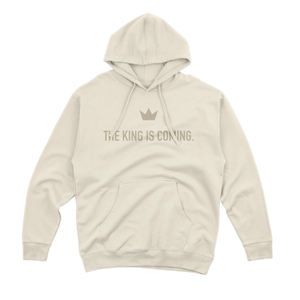 KING IS COMING HOODIE - OFF-WHITE